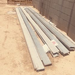 20’ Long  Galvanized Purlins