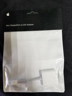 MINI DISPLAY PORT TO DVI ADAPTER .ORIGINAL NEW