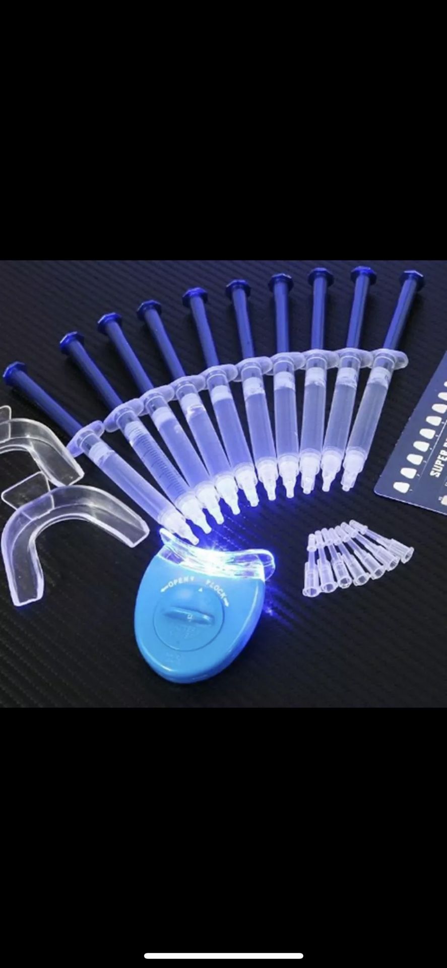 Cold Light Tooth Whitening Kit LED Blue Tooth Whitening System 10 Oral Gel Kit Teeth Whitening Agent Tools