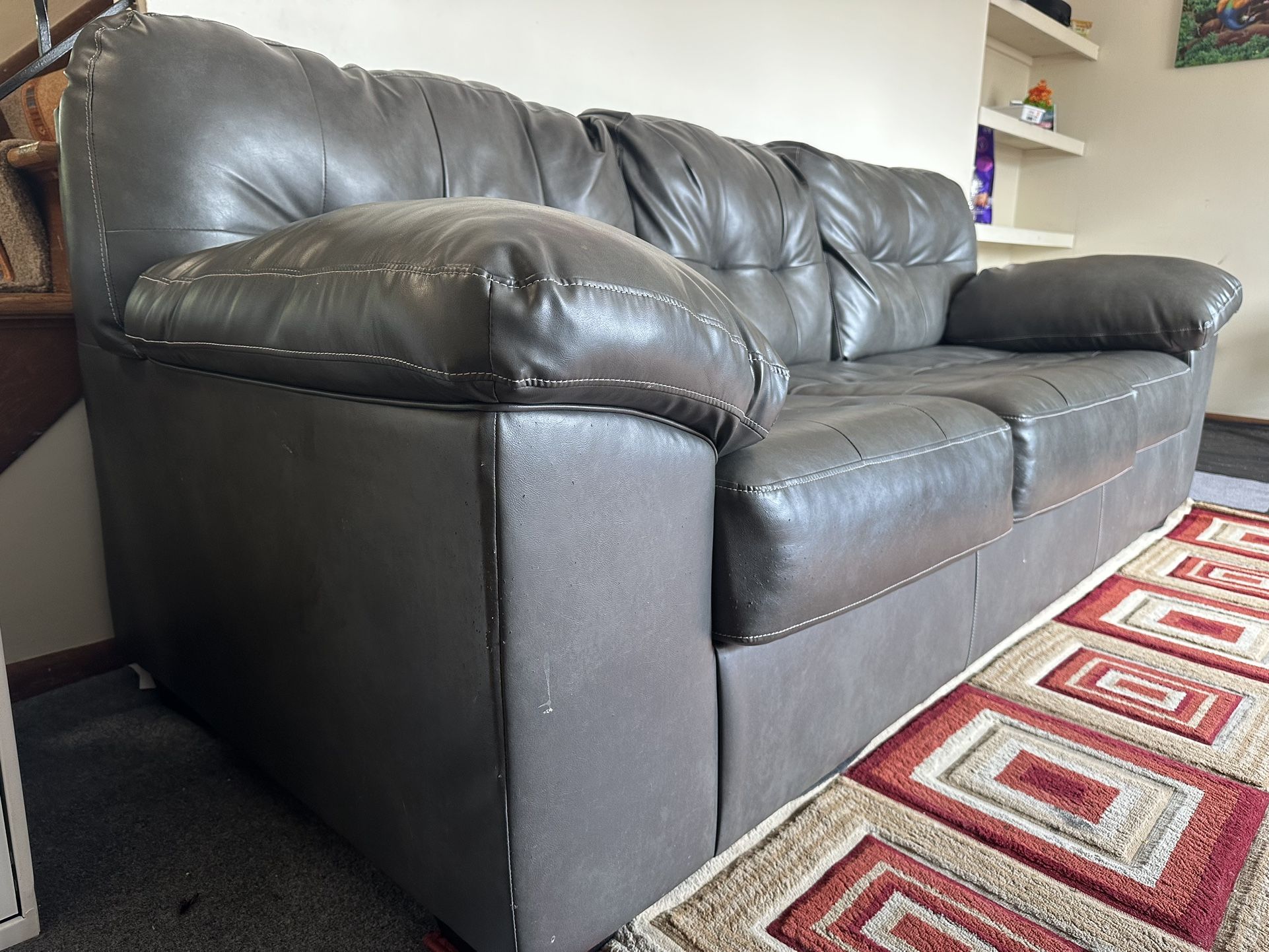 3 Seat Leather Sofa