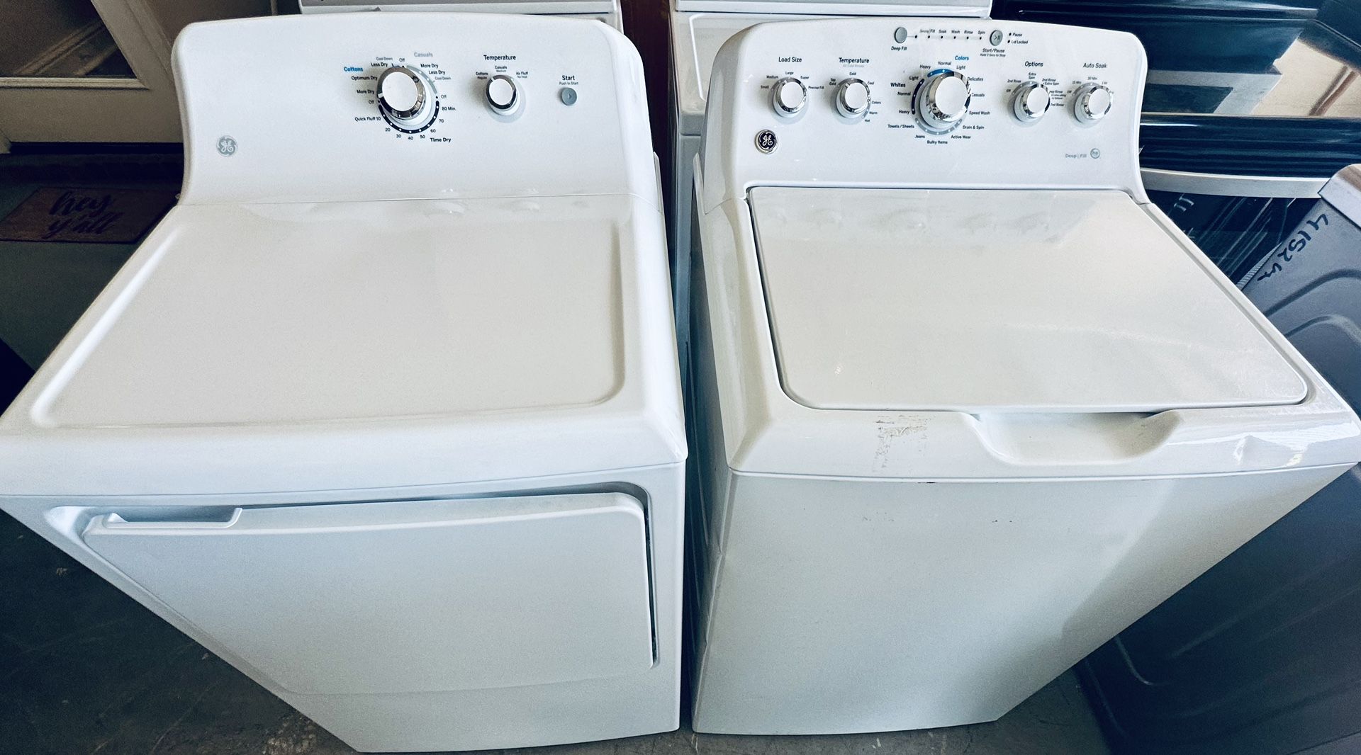 GE Washer And Dryer Set 