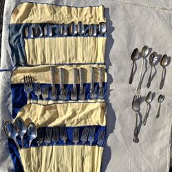 Antique Wallace Silver Plated Flatware