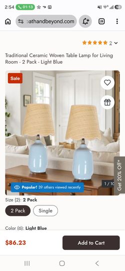 Bed bath and beyond lamps