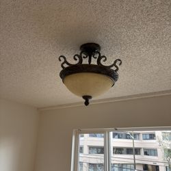 Semi Flush Light Fixture 