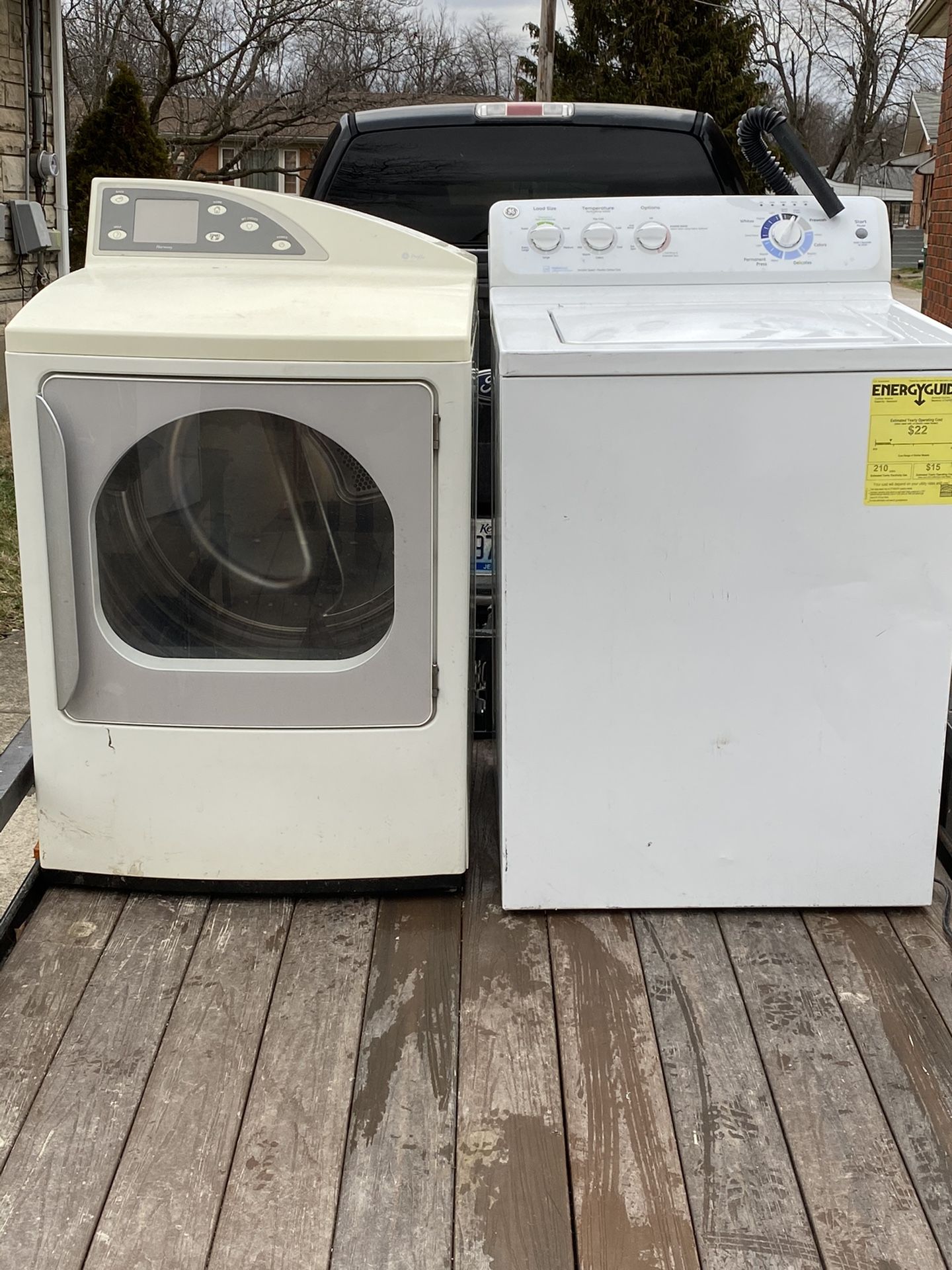 GE Washer and Dryer