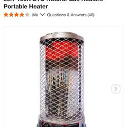 Dyna-Glo Delux 50K-100K BTU Natural Gas Radiant Portable Heater