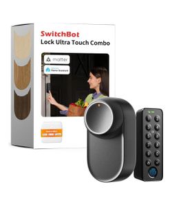 Smart Lock Ultra with Keypad,Fingerprint Door Lock, App Remote Control, Built-in WiFi Keypad Deadbolt, Auto Unlock, Waterproof&Easy Install