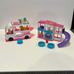 Barbie Dog Camper And Dog Dream House