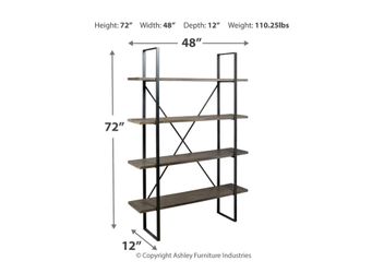 Metal+Wood Bookcase, Office Bookcase Display Shelves
