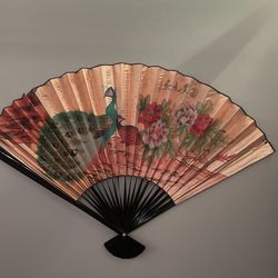 Antique Chinese Giant Fan 