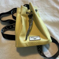 Kendall & Kylie • Yellow Textured Backpack •