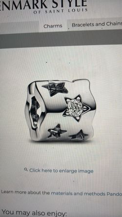 Star charm Pandora