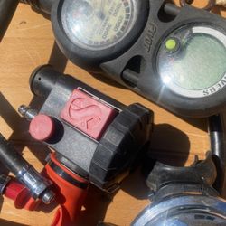 Various dive equipment