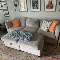 Gently Used Couch With Storage 