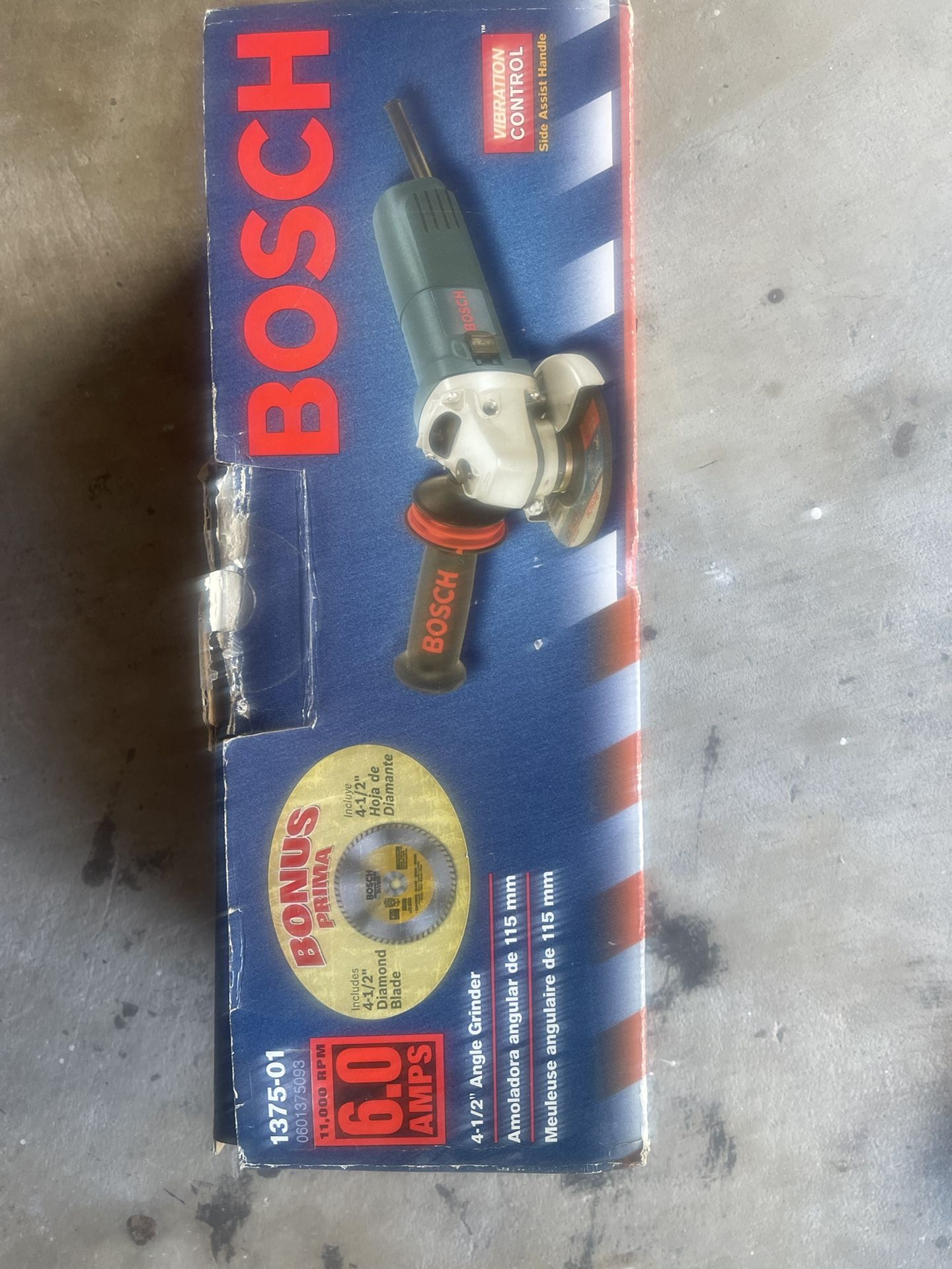 Bosch 4 1/2 Inch Angle Grinder