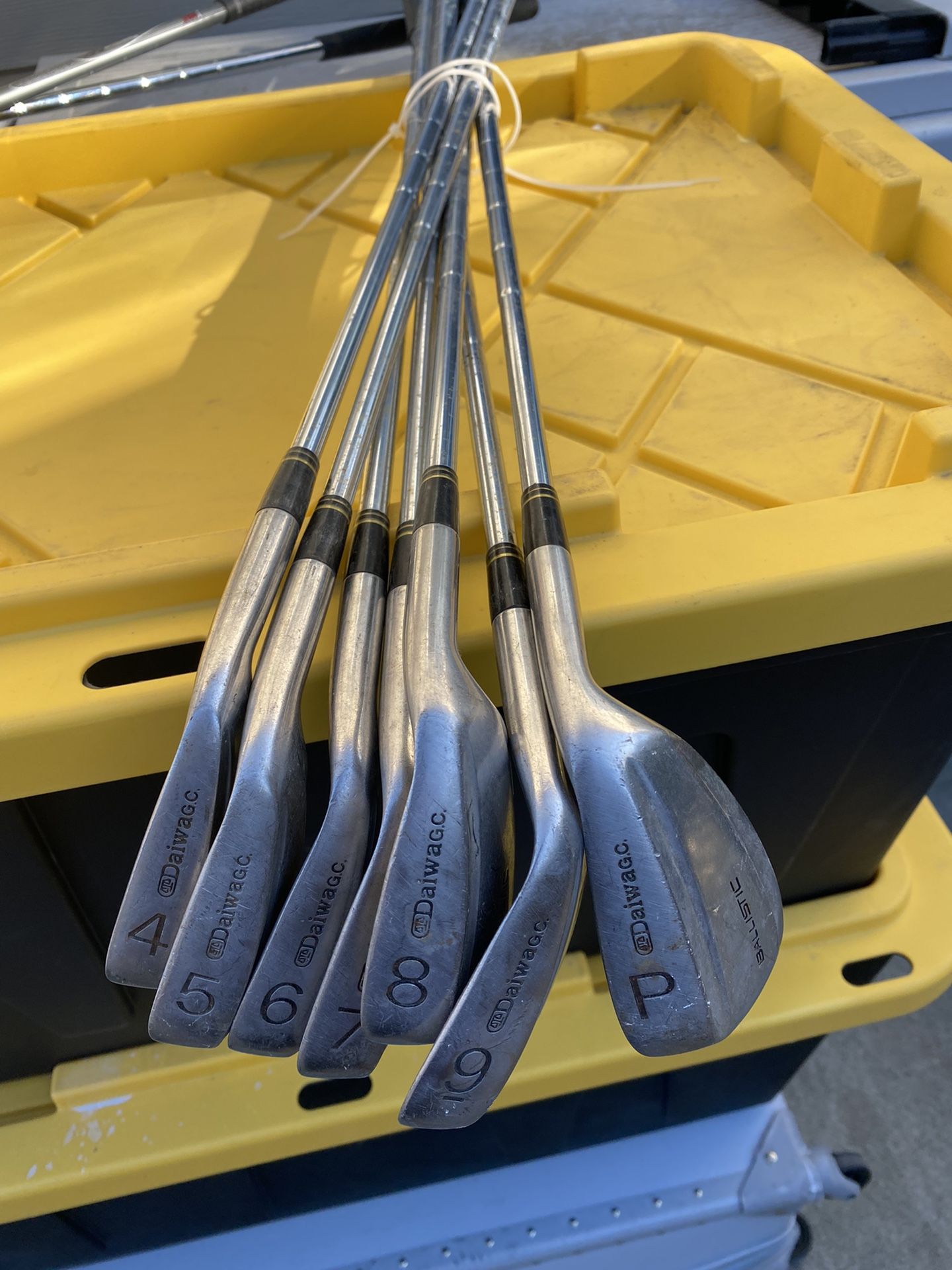 DAIWA BALLISTIC IRONS GOLF CLUBS 4 - W
