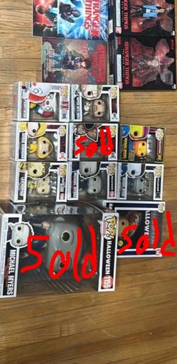 Horror Funko pops and Stranger things