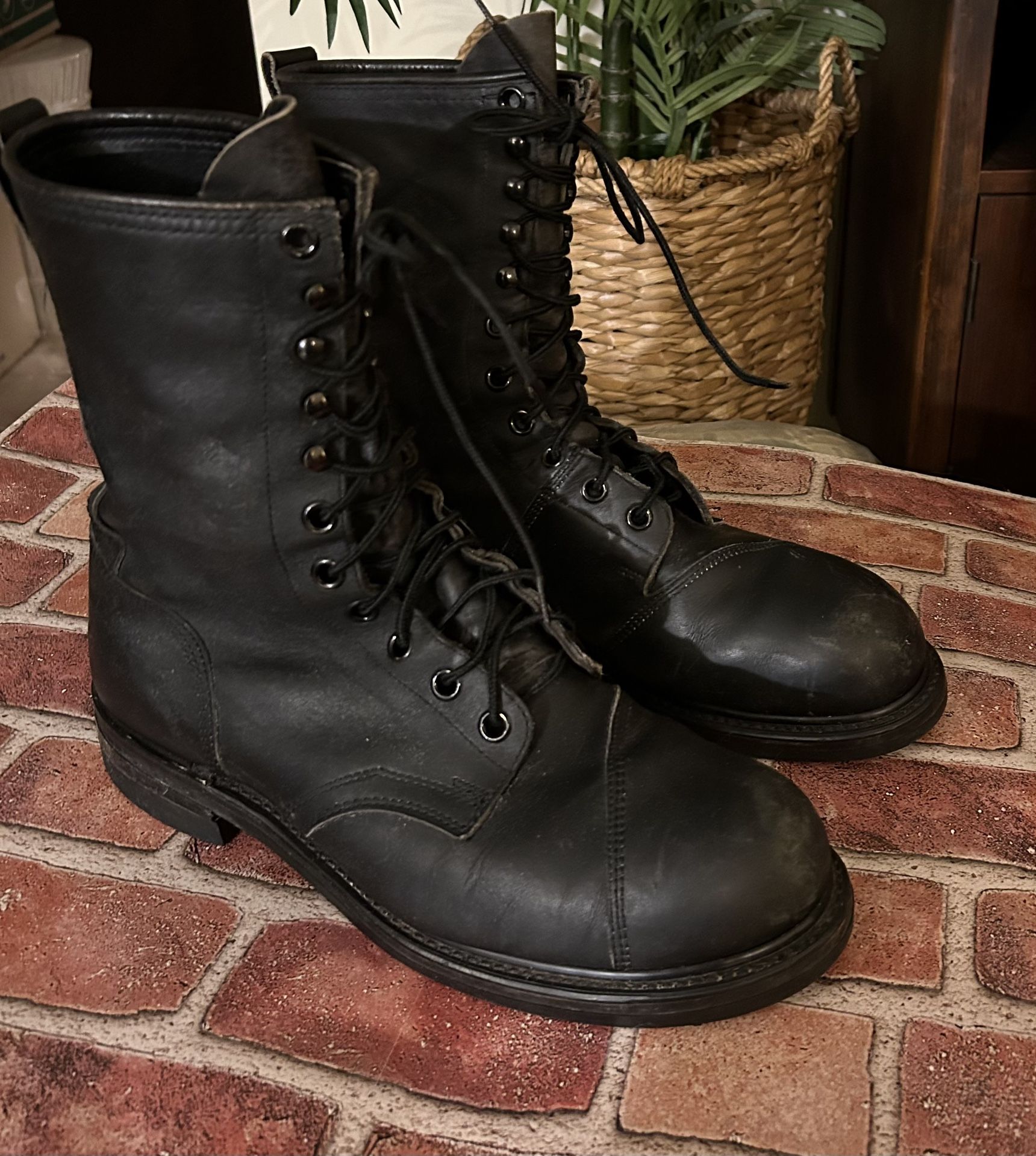 Biltrite ANSI-Z41.1-1991/75 Black Leather Lace-Up Boots