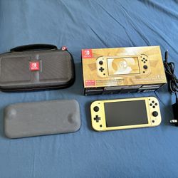 Nintendo Switch Lite Hyrule Edition - Excellent Condition 
