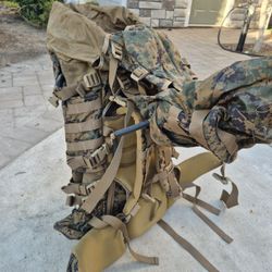 Camo  Large Backpack Camping