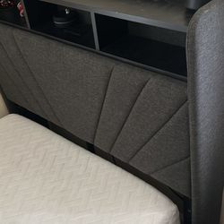 Bed Mattress And Bed Frame. And Cover Sheets