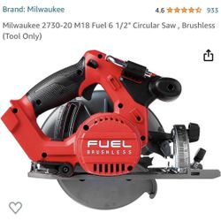 Milwauke Circular Saw brushless Fuel