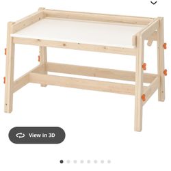 CA91744 - Adjustable IKEA FLISAT Child’s Wood Desk and Bench 