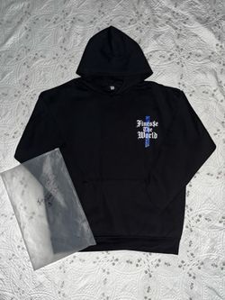 Finesse The World Black Bluestrip Hoodie (2XL)