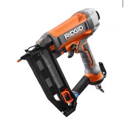 RIDGID Pneumatic 16-Gauge 2-1/2 in. Straight Finish Nailer with CLEAN DRIVE Technology @rid-639