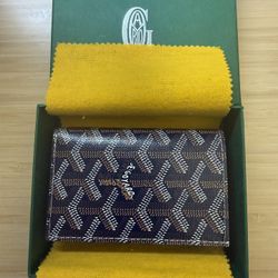 Goyard Saint Pierre Card Holder - Navy Blue
