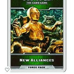 STAR WARS  CARD GAME FORCE PACK NEW ALLIANCES