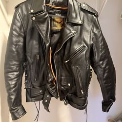 Leather jacket Milwaukee men’s XS