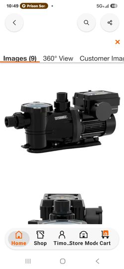 Everbilt
1.5 HP Variable Speed Pool Pump
