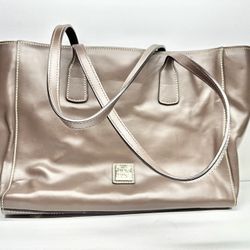 Dooney & Burke Brown Leather Purse/Handbag w/ Strap   