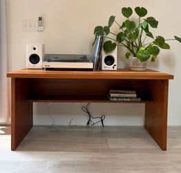 Danish teak mid century modern desk | console table | sideboard