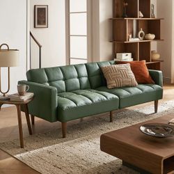 Aaron Futon Sofa Bed, Sage Green