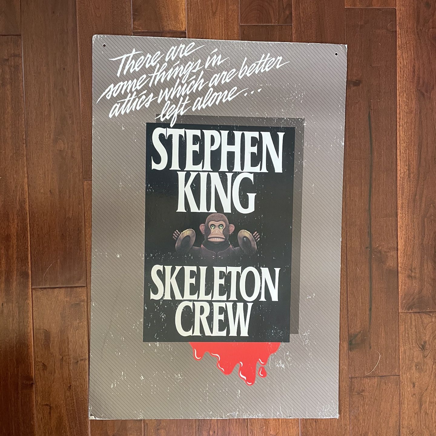 Skeleton Crew Advertising Poster Promoting Book By Stephen King