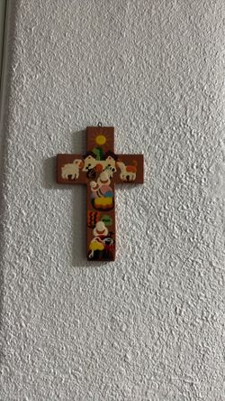 Wooden decorative cross