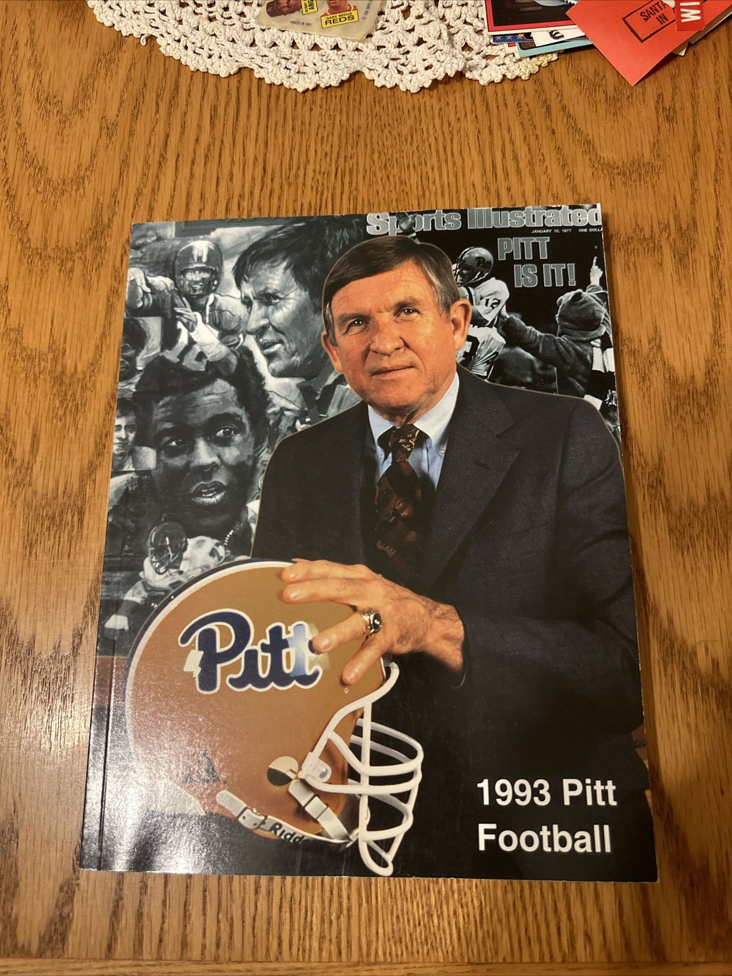 1993 PITT PANTHERS FOOTBALL MEDIA GUIDE Yearbook JOHN MAJORS