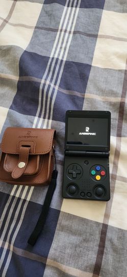 Black Anbernic RG34XXSP 2 GB RAM 128GB Storage