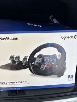 Logitech G29 Racing Steering wheel and pedals