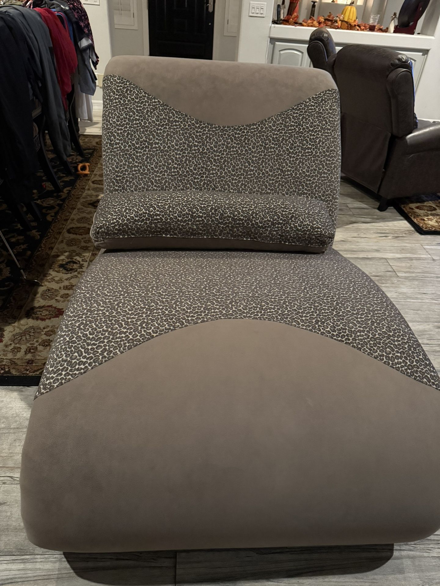 Leopard Print Double Chaise Lounge/ Just Dropped Price