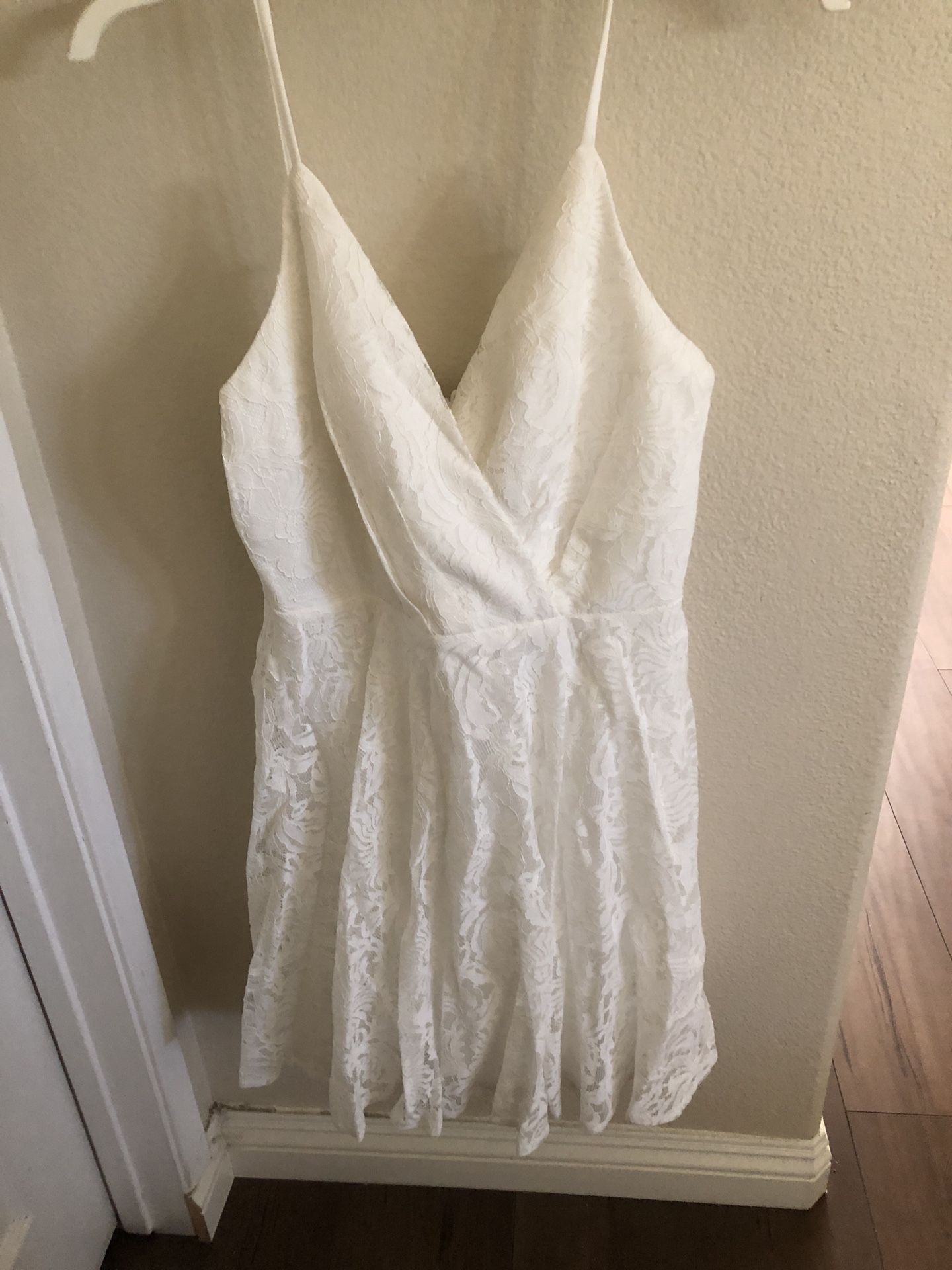 New Tobi Lace Ivory Dress - coffeafoods.com