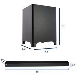 Premium Soundbar With Wireless Subwoofer 