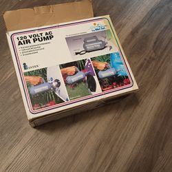 Intex air pump 120 vols ac open box never used