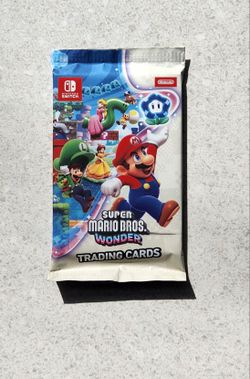 Mario Wonder cards New Sealed