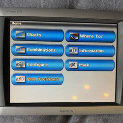 Garmin 5215 GPS  15” Multifunctional Display, Chart plotter radar, fish finder, touch screen w/Power Cable & Sun Cover