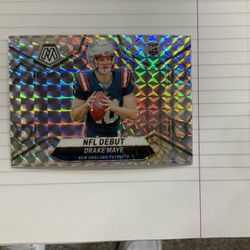 Drake Maye Rookie Prizm Mosaic