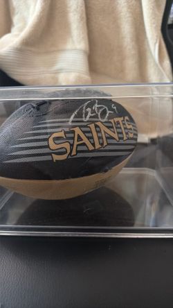 Drew Bree’s signed saints football