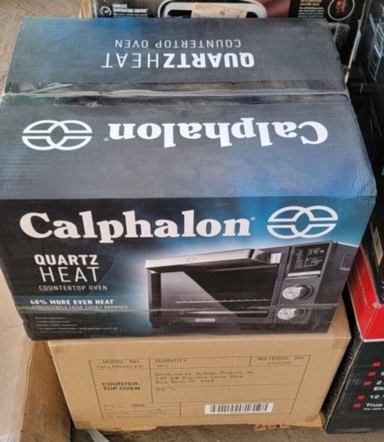 New Calphalon Quartz Heat Countertop Toaster Oven Extra-Large Capacity - $150 ea.